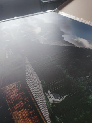 Paveikslas ant drobės, Kalnų namelis ant vandens išpardavimas Paveikslai ant drobės Gera namie - Geranamie.lt