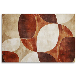 Paveikslas ant drobės, Ruda retro abstrakcija išpardavimas Paveikslai ant drobės Gera namie - Geranamie.lt