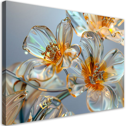Paveikslas Ant Drobės, Deimantinės gėlės - kompozicija