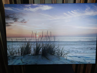 Paveikslas ant drobės, Saulėlydis paplūdimyje vasarą išpardavimas Paveikslai ant drobės Gera namie - Geranamie.lt