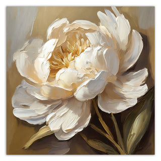 Paveikslas ant drobės, Kreminis bijūnas Paveikslai ant drobės Gera namie - Geranamie.lt