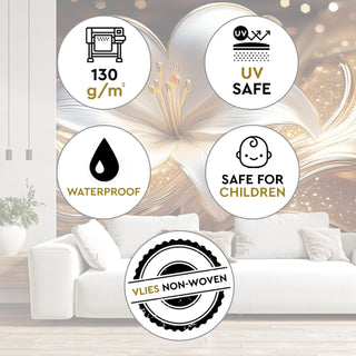 Fototapetai, Aukso lelijos magija Tapetai Gera namie - Geranamie.lt