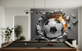 Fototapetai, Futbolo kamuolys 3D Tapetai Gera namie - Geranamie.lt