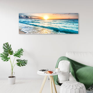 Paveikslas ant drobės, Saulėlydis pajūryje išpardavimas Paveikslai ant drobės Gera namie - Geranamie.lt