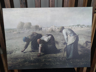 Paveikslas ant drobės, Jean-François Millet, The Gleaners išpardavimas Paveikslai ant drobės Gera namie - Geranamie.lt