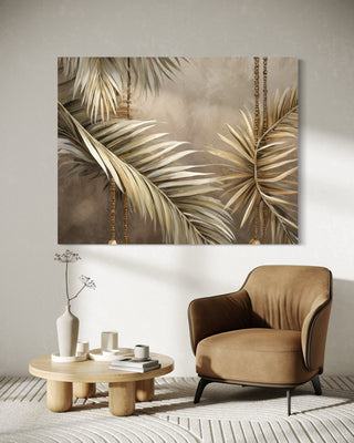Paveikslas ant drobės, Palmių lapai boho Paveikslai ant drobės Gera namie - Geranamie.lt