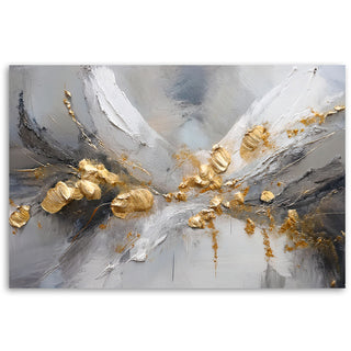 Paveikslas ant drobės, Aukso glamūro abstrakcija Paveikslai ant drobės Gera namie - Geranamie.lt
