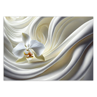 Fototapetai, Baltoji orchidėja 3D Tapetai Gera namie - Geranamie.lt