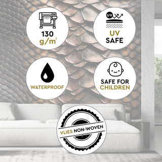 Fototapetai, Prabangi juoda roplio oda Tapetai Gera namie - Geranamie.lt