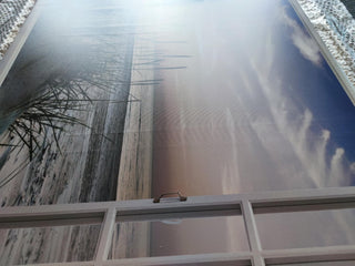 Paveikslas ant drobės, Langas su vaizdu į paplūdimį išpardavimas Paveikslai ant drobės Gera namie - Geranamie.lt