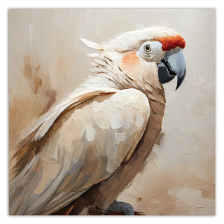 Paveikslas ant drobės, Smėlio spalvos papūga išpardavimas Paveikslai ant drobės Gera namie - Geranamie.lt