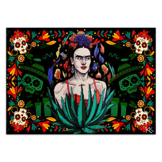 Fototapetai, Frida Kahlo gėlių karalienė Tapetai Gera namie - Geranamie.lt