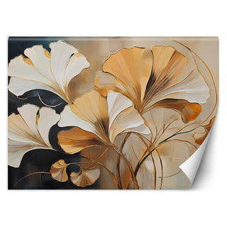 Fototapetai, Auksinio ginkmedžio lapai Tapetai Gera namie - Geranamie.lt