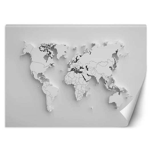 Tapetai, Pasaulio žemėlapis 3D