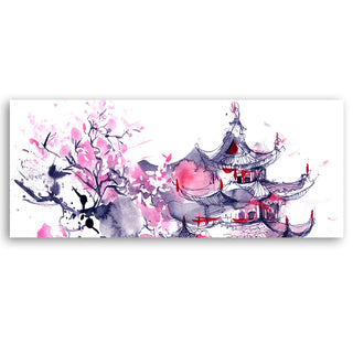 Paveikslas ant drobės, Japonijos pagoda Paveikslai ant drobės Gera namie - Geranamie.lt