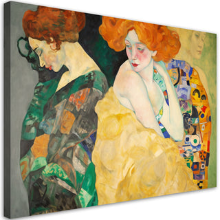 Paveikslas ant drobės, Gustav Klimt, Raudonplaukės moterys Paveikslai ant drobės Gera namie - Geranamie.lt
