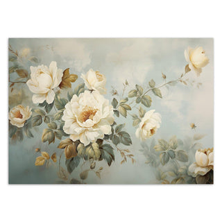 Fototapetai, Vintažinės pavasario gėlės Shabby Chic stiliumi Tapetai Gera namie - Geranamie.lt