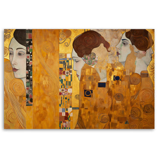 Paveikslas ant drobės, Gustav Klimt, Moters abstrakcija Paveikslai ant drobės Gera namie - Geranamie.lt
