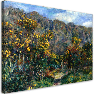 Paveikslas ant drobės, P.A. Renoir, Peizažas su mimozomis Paveikslai ant drobės Gera namie - Geranamie.lt