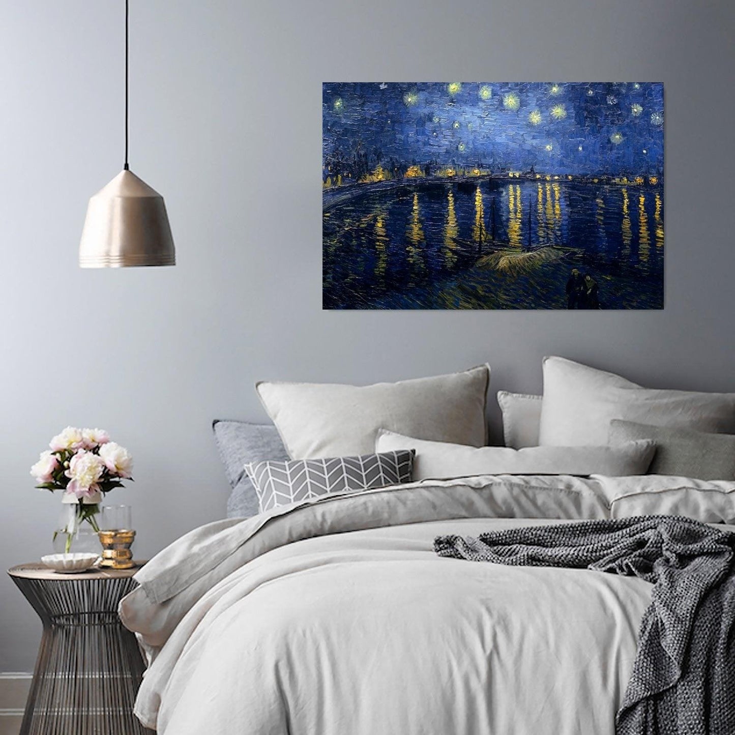 Paveikslas ant drobės, Vincentas van Gogas, Žvaigždėta naktis virš Ronos - Gera namie