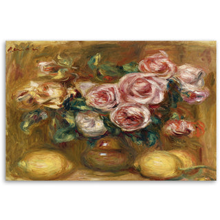Paveikslas ant drobės, P.A. Renoir, Natiurmortas su rožėmis Paveikslai ant drobės Gera namie - Geranamie.lt