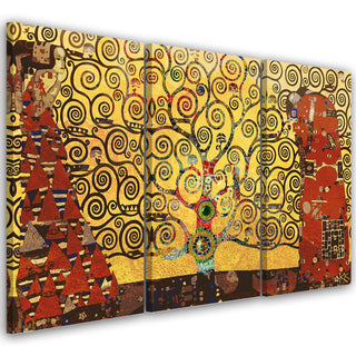 Trijų dalių paveikslas ant drobės, G.Klimt, Medis Paveikslai ant drobės Gera namie - Geranamie.lt