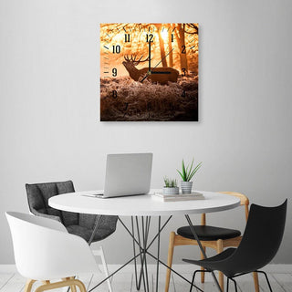Sieninis laikrodis, Elnias saulės šviesoje Sieniniai laikrodžiai Gera namie - Geranamie.lt