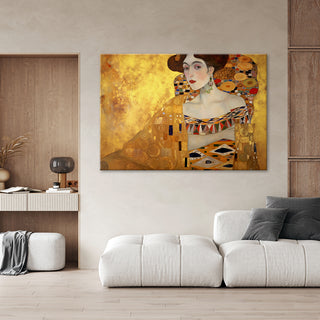 Paveikslas ant drobės, Gustav Klimt, Moters žvilgsnis Paveikslai ant drobės Gera namie - Geranamie.lt