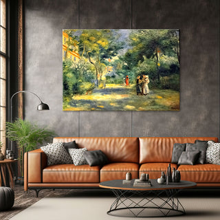 Paveikslas ant drobės, P.A. Renoir, Montmartre sodas Paveikslai ant drobės Gera namie - Geranamie.lt