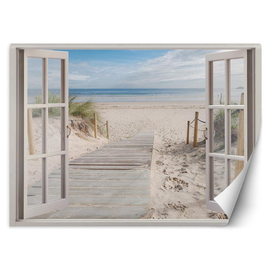 Tapetai, Vaizdas pro langą Paplūdimys
