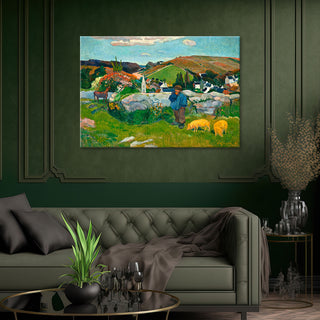 Paveikslas ant drobės, Paul Gauguin, Kiaulių ganytojas Paveikslai ant drobės Gera namie - Geranamie.lt
