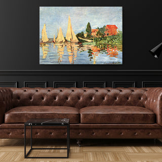 Paveikslas ant drobės, C. Monet, Regata Argenteuil mieste Paveikslai ant drobės Gera namie - Geranamie.lt