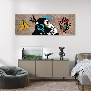 Paveikslas ant drobės, Banksy, DJ Monkey Paveikslai ant drobės Gera namie - Geranamie.lt