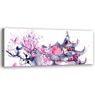 Paveikslas ant drobės, Japonijos pagoda Paveikslai ant drobės Gera namie - Geranamie.lt
