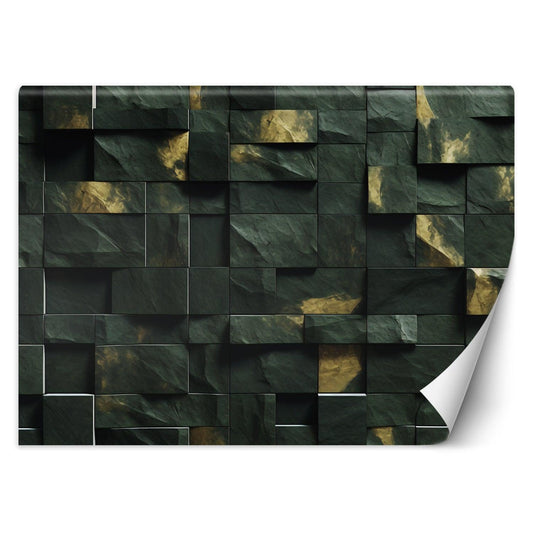 Tapetai, Žalias mozaikinis kubas 3D