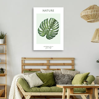 Paveikslas ant drobės, Žalias lapas Monstera Paveikslai ant drobės Gera namie - Geranamie.lt