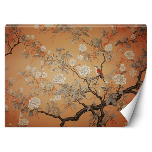 Tapetai, Paukštis medyje Chinoiserie stiliumi