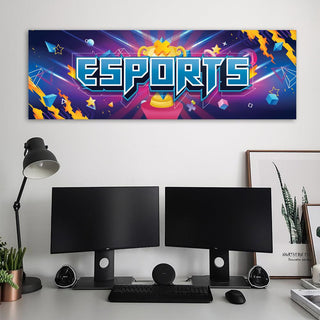 Paveikslas ant drobės, Užrašas ESPORTS Paveikslai ant drobės Gera namie - Geranamie.lt