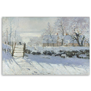 Paveikslas ant drobės, Claude Monet, The Magpie Paveikslai ant drobės Gera namie - Geranamie.lt