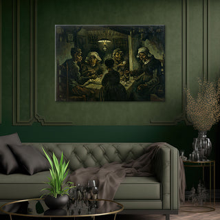 Paveikslas ant drobės, Vincent van Gogh, Bulvių valgytojai Paveikslai ant drobės Gera namie - Geranamie.lt
