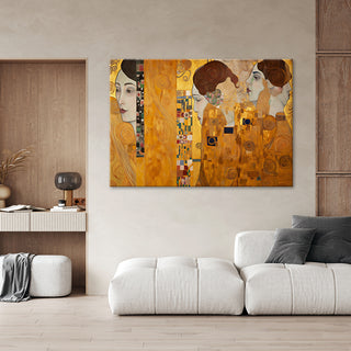 Paveikslas ant drobės, Gustav Klimt, Moters abstrakcija Paveikslai ant drobės Gera namie - Geranamie.lt