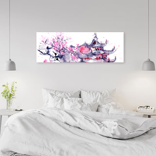 Paveikslas ant drobės, Japonijos pagoda Paveikslai ant drobės Gera namie - Geranamie.lt