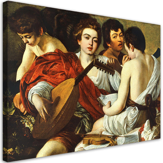 Paveikslas ant drobės, Caravaggio, Muzikantai