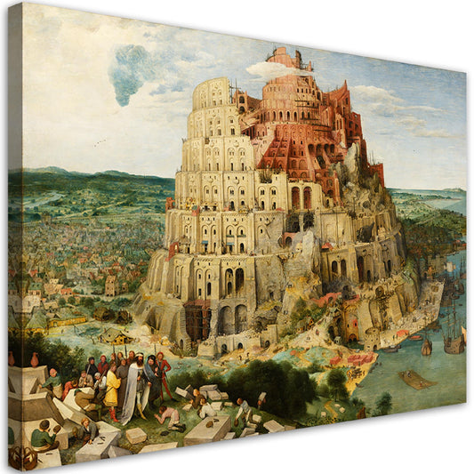 Paveikslas ant drobės, Pieter Bruegel, Babelio bokštas