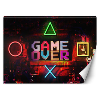 Fototapetai, Užrašas GAME OVER raudonas Tapetai Gera namie - Geranamie.lt