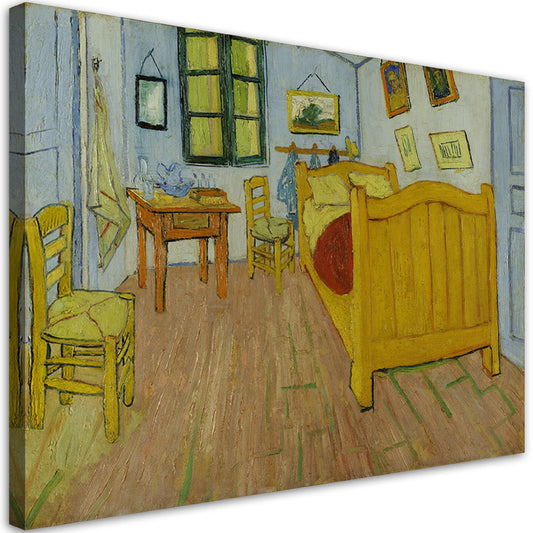 Paveikslas ant drobės, Vincent van Gogh, Miegamasis Arlyje
