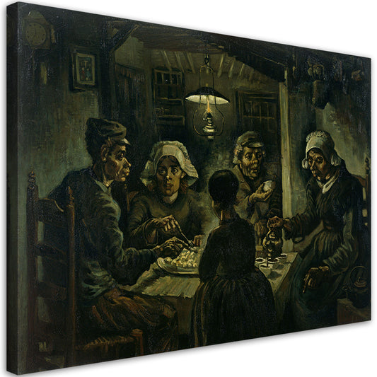 Paveikslas ant drobės, Vincent van Gogh, Bulvių valgytojai