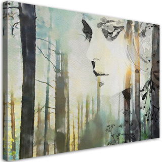 Paveikslas ant drobės, Moteris miške Paveikslai ant drobės Gera namie - Geranamie.lt