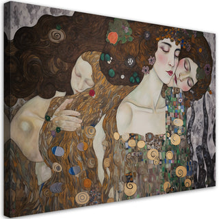 Paveikslas ant drobės, Gustav Klimt, Moterų apsikabinimas Paveikslai ant drobės Gera namie - Geranamie.lt