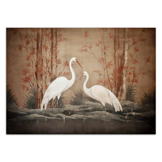 Fototapetai, Paukščiai Chinoiserie stiliumi Tapetai Gera namie - Geranamie.lt